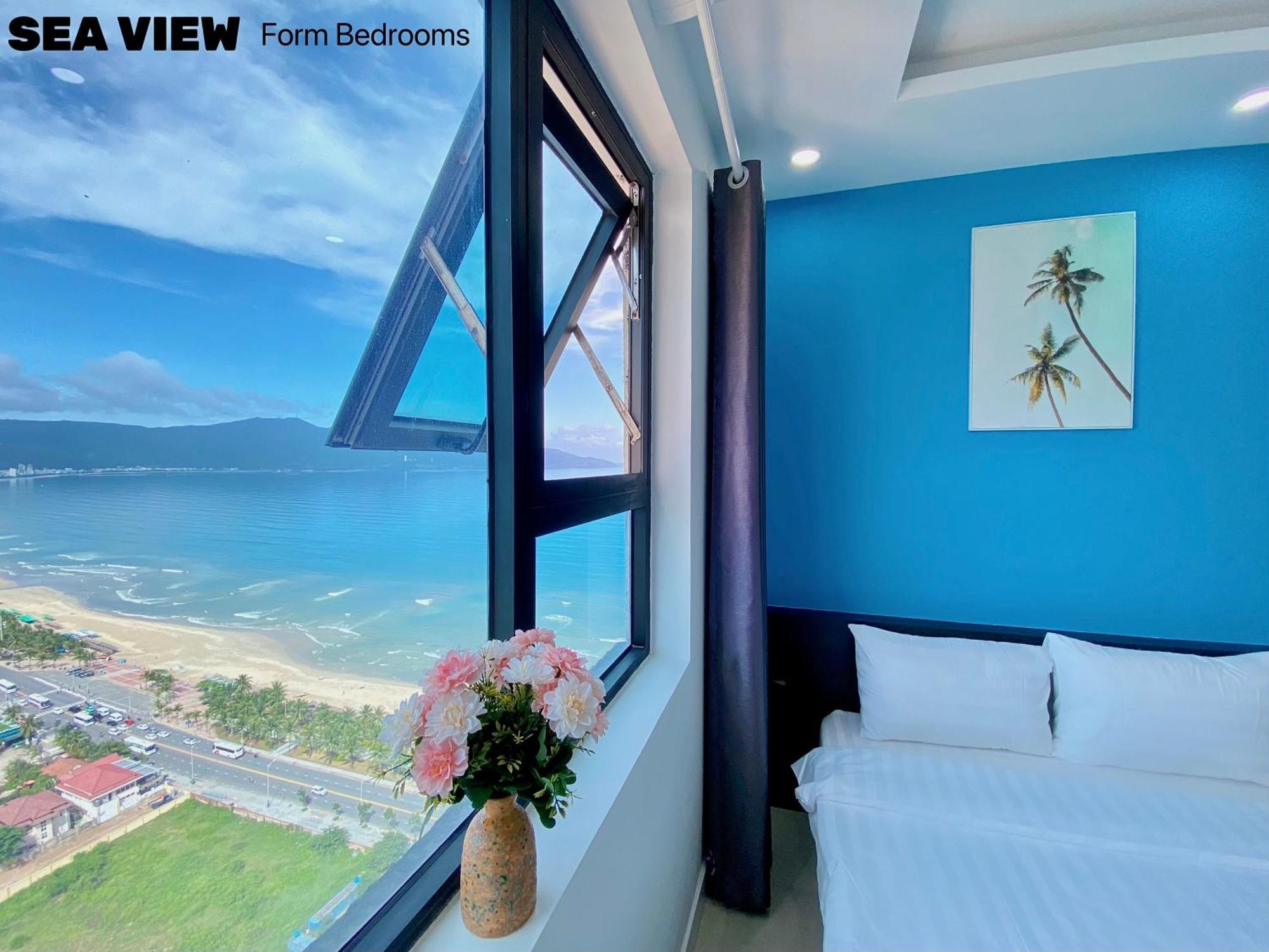 Balcony Best SEA VIEW - CITY VIEW - OPTIONAL - 1' to MY KHE Beach Đà Nẵng Exterior foto